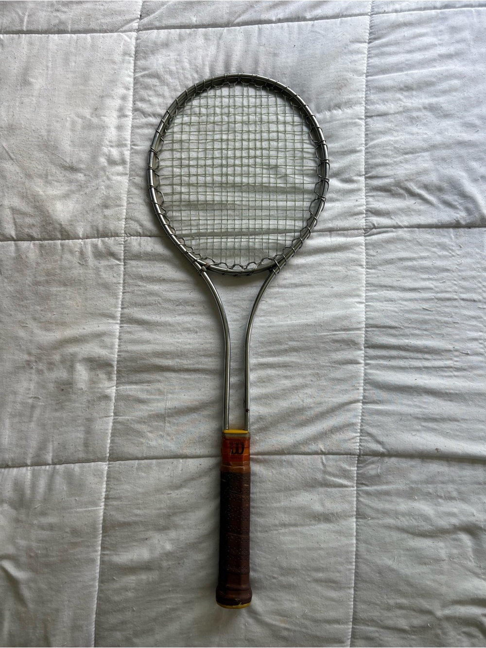 Vintage Wilson T2000 Steel Tennis Racket